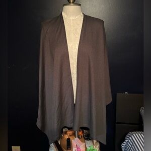Multi way wrap sweater shawl grey size Medium Large